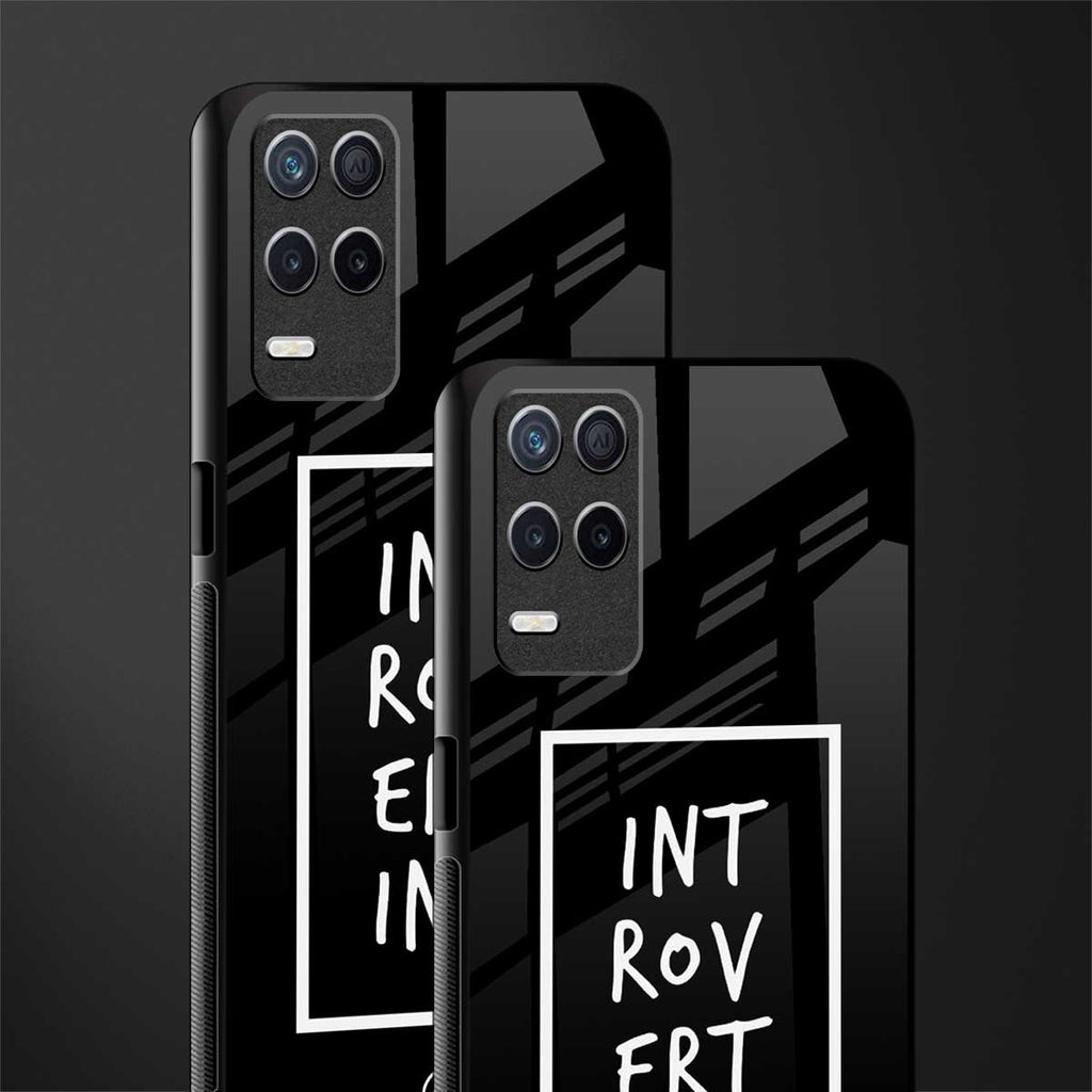 introverting glass case for realme 8 5g image-2