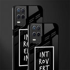 introverting glass case for realme 8 5g image-2