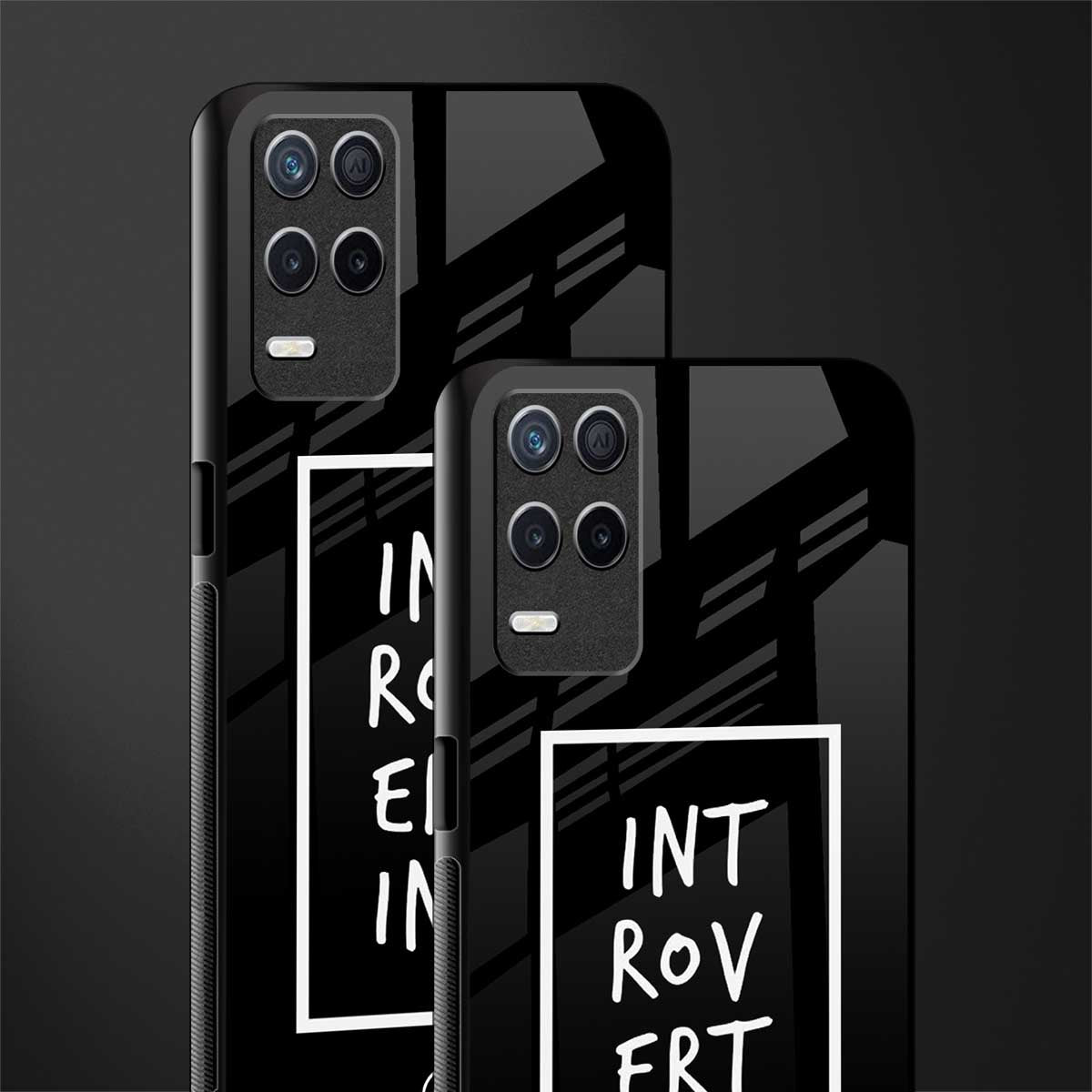 introverting glass case for realme 8s 5g image-2