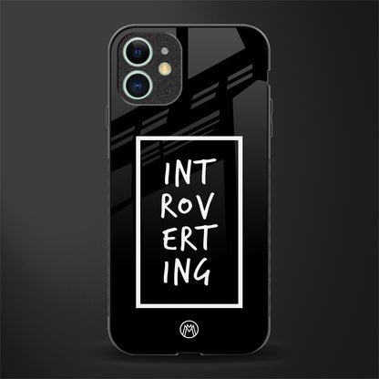 introverting glass case for iphone 12 mini image