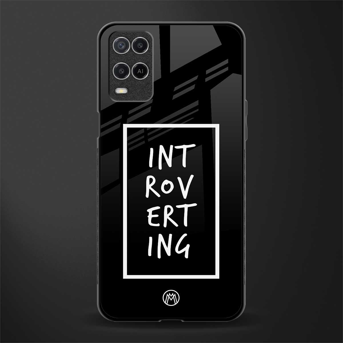 introverting glass case for oppo a54 image
