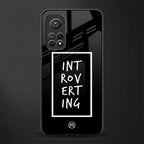 introverting glass case for mi 10t pro image