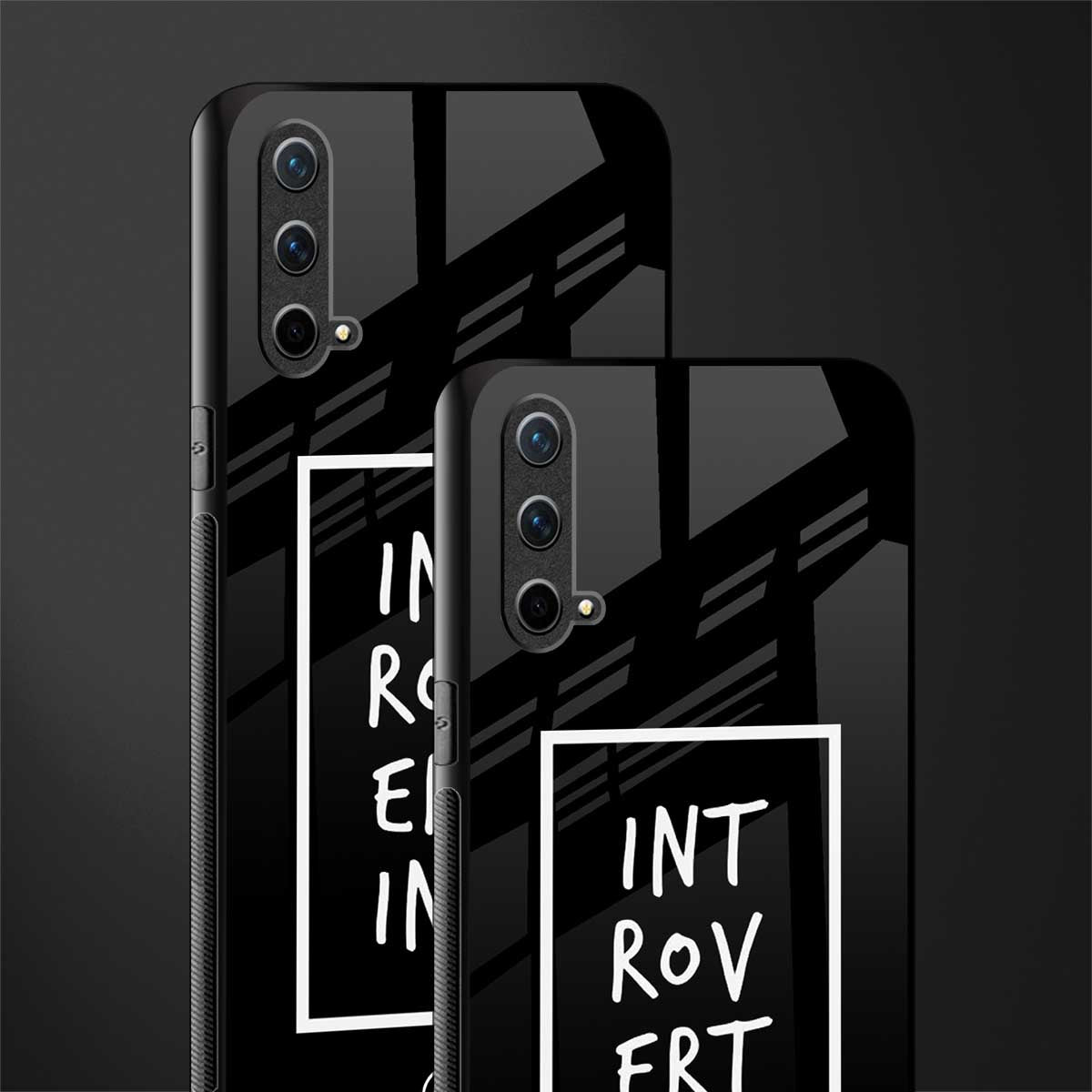 introverting glass case for oneplus nord ce 5g image-2