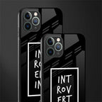 introverting glass case for iphone 11 pro image-2