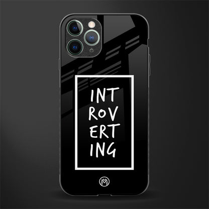 introverting glass case for iphone 11 pro image