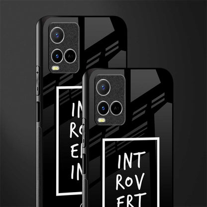 introverting glass case for vivo y21s image-2