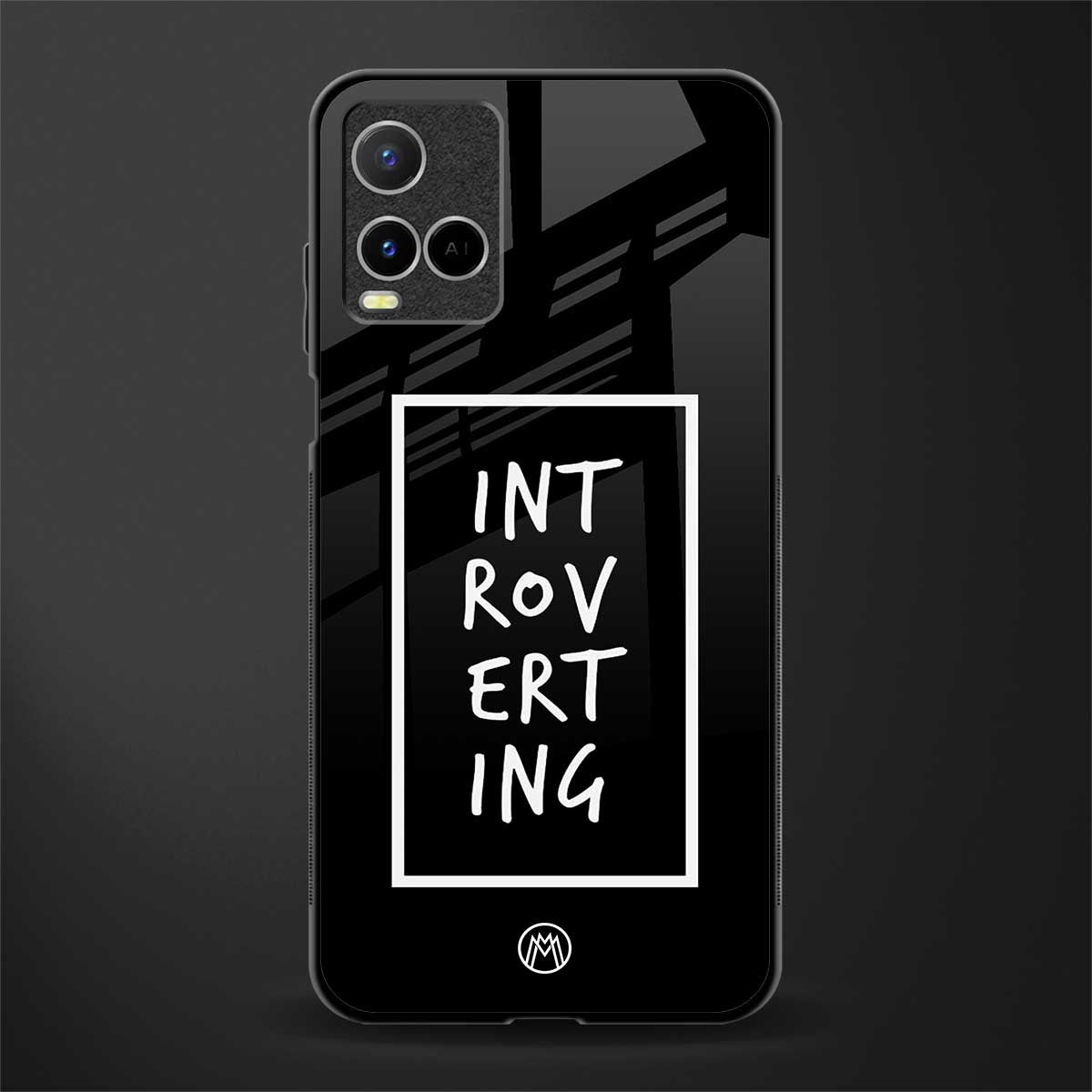 introverting glass case for vivo y21e image