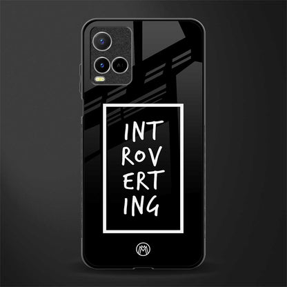 introverting glass case for vivo y21e image