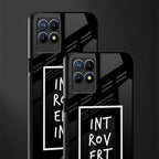 introverting glass case for realme 8i image-2