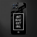 introverting glass case for realme 8i image