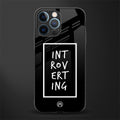 introverting glass case for iphone 12 pro image