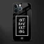 introverting glass case for iphone 12 pro image