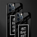 introverting glass case for iphone 12 pro max image-2
