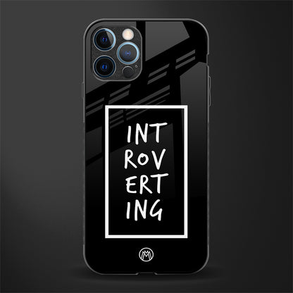 introverting glass case for iphone 12 pro max image