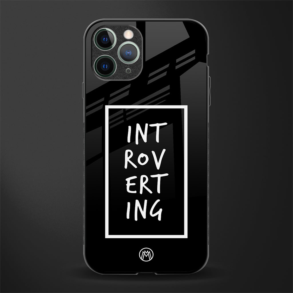 introverting glass case for iphone 11 pro max image