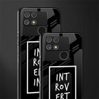introverting back phone cover | glass case for realme narzo 50a