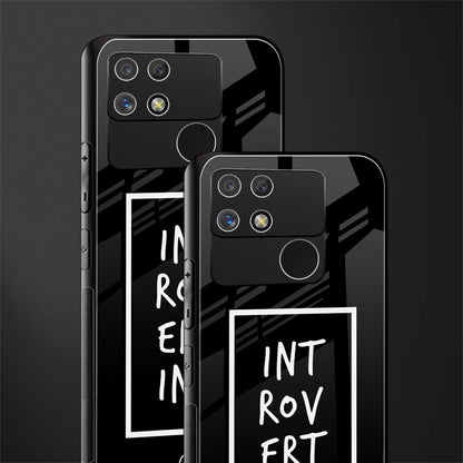 introverting back phone cover | glass case for realme narzo 50a