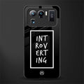 introverting glass case for mi 11 ultra 5g image