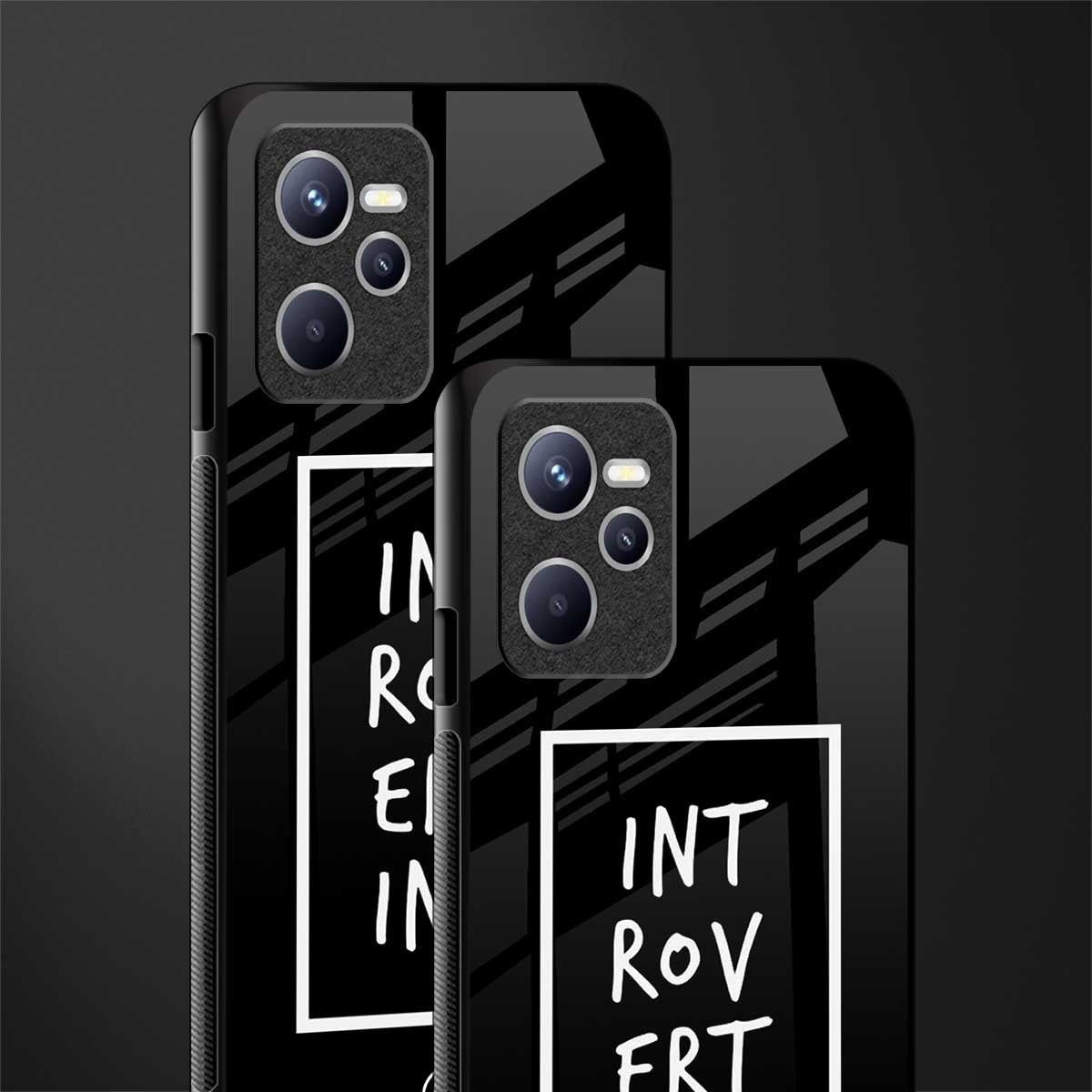 introverting glass case for realme c35 image-2