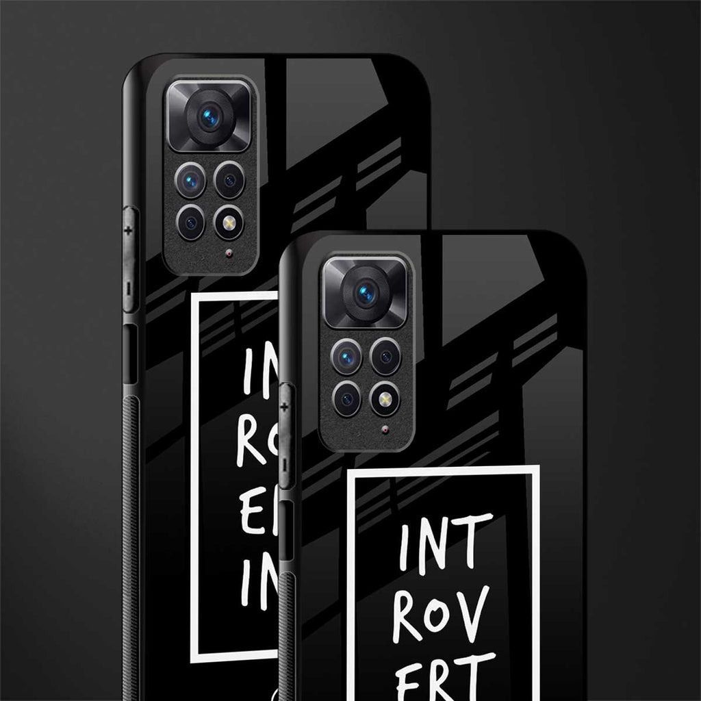 introverting back phone cover | glass case for redmi note 11 pro plus 4g/5g