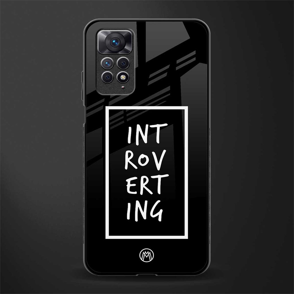 introverting back phone cover | glass case for redmi note 11 pro plus 4g/5g