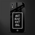 introverting glass case for iphone xr image