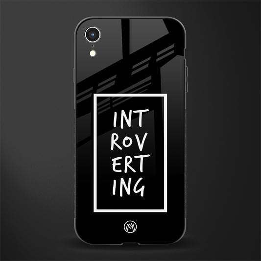 introverting glass case for iphone xr image