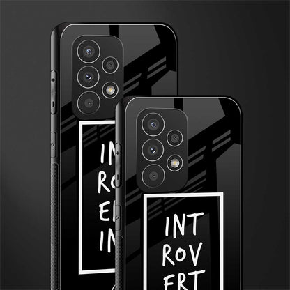 introverting back phone cover | glass case for samsung galaxy a23