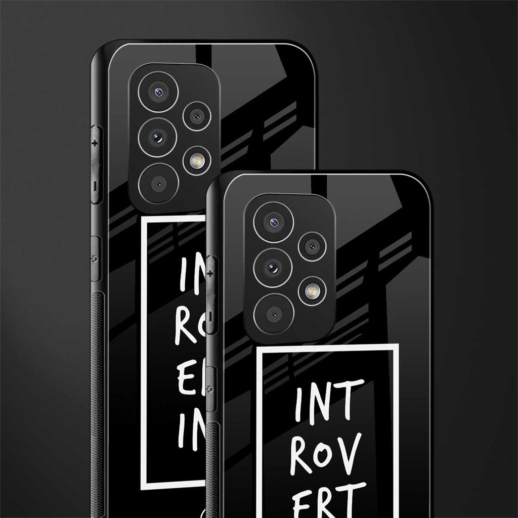 introverting back phone cover | glass case for samsung galaxy a53 5g