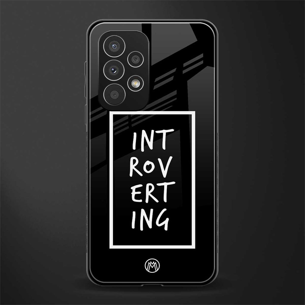 introverting back phone cover | glass case for samsung galaxy a53 5g