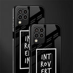 introverting back phone cover | glass case for samsung galaxy m33 5g