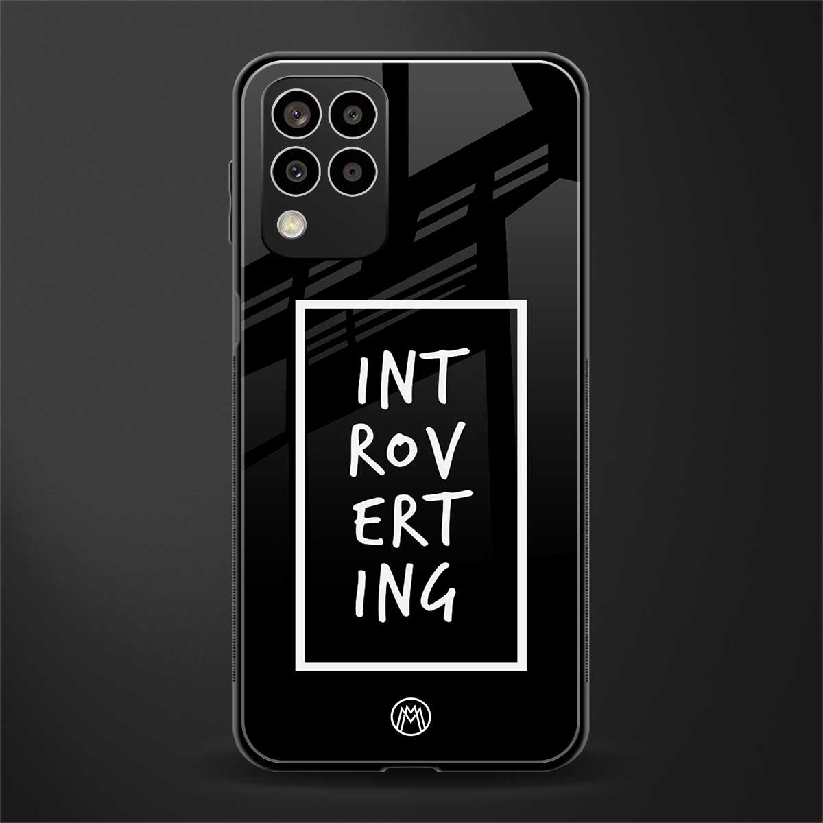 introverting back phone cover | glass case for samsung galaxy m33 5g