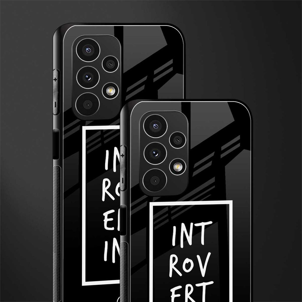 introverting back phone cover | glass case for samsung galaxy a13 4g