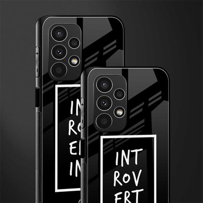 introverting back phone cover | glass case for samsung galaxy a13 4g