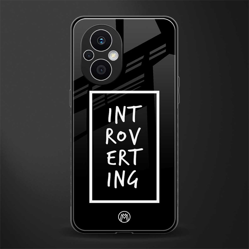introverting back phone cover | glass case for oppo f21 pro 5g