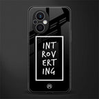 introverting back phone cover | glass case for oppo f21 pro 5g