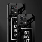 introverting back phone cover | glass case for oppo f21 pro 4g