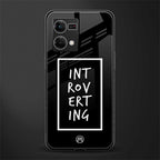 introverting back phone cover | glass case for oppo f21 pro 4g