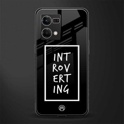 introverting back phone cover | glass case for oppo f21 pro 4g