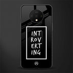 introverting glass case for oneplus 7t image