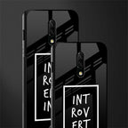 introverting glass case for oneplus 7 image-2
