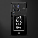 introverting glass case for vivo x80 pro 5g image