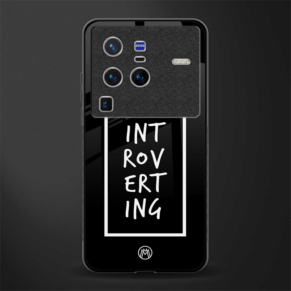 introverting glass case for vivo x80 pro 5g image