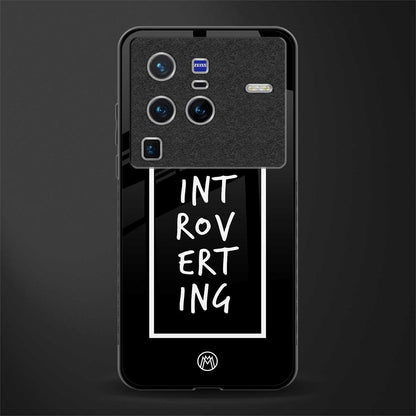 introverting glass case for vivo x80 pro 5g image