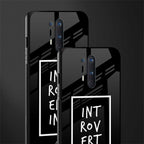 introverting glass case for oneplus 8 pro image-2
