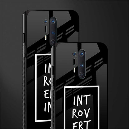 introverting glass case for oneplus 8 pro image-2