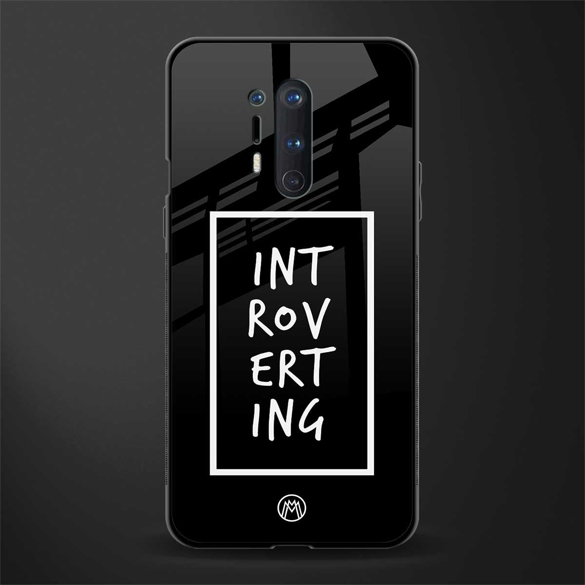 introverting glass case for oneplus 8 pro image