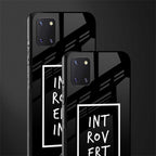 introverting glass case for samsung a81 image-2