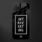 introverting glass case for samsung galaxy note 10 lite image