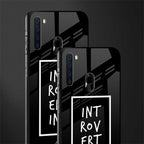 introverting glass case for samsung a21 image-2